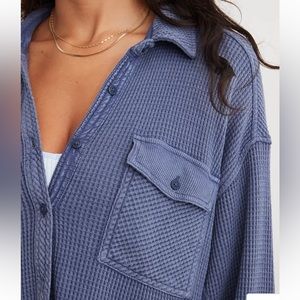 AE Lumber Jane Waffle Button Down